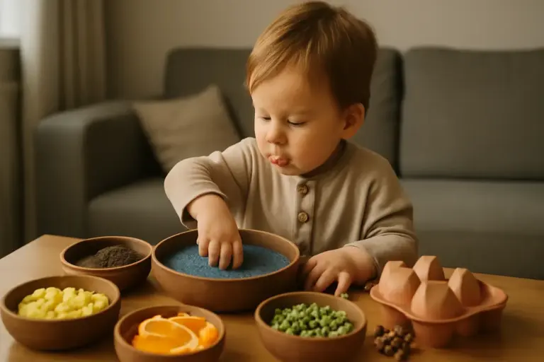 Attività sensoriali per bambini piccoli: un metodo facile per stimolazione naturale a casa