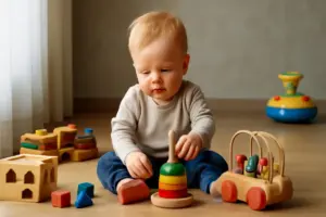 Giochi in legno per prima infanzia: il vantaggio nascosto rispetto alla plastica