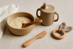 Set pappa senza plastica: materiali alternativi e i vantaggi su igiene e salute