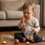 Bambini e rischio soffocamento: oggetti insospettabili che vanno rimossi subito da casa