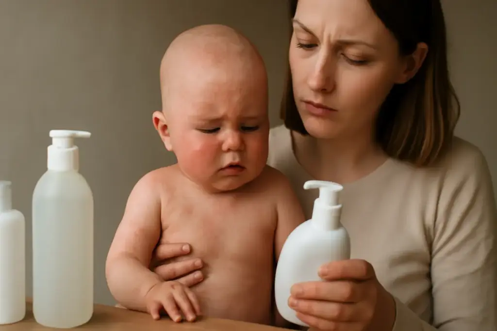 Problemi di dermatite nei primi mesi: quali detergenti riducono i fastidi senza irritare la pelle