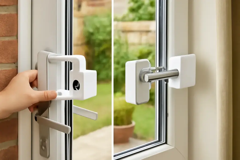 Porte e finestre con blocco di sicurezza: i modelli facili da installare senza forare muri o telai