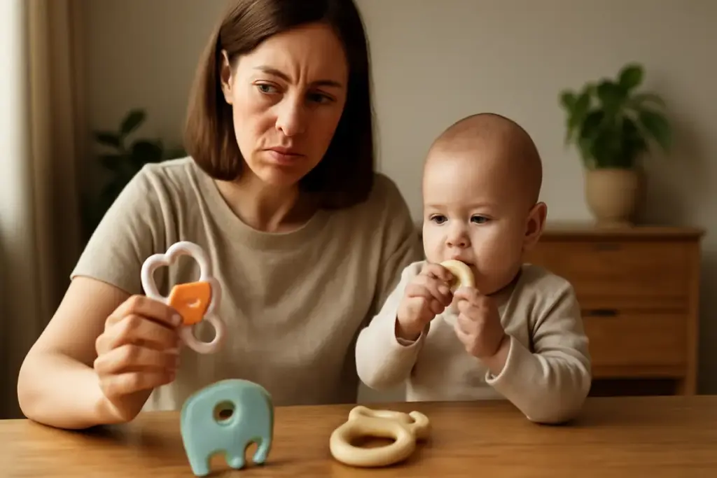 Giochi per la dentizione: evitare trappole comuni scegliendo materiali davvero sicuri