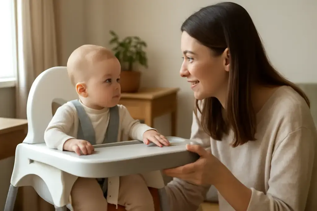 Quando introdurre il seggiolino pappa? Il momento chiave per abituare il bambino senza stress