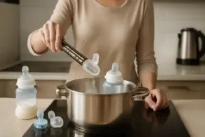 Sterilizzazione ciucci e biberon: come farla correttamente senza rischi inutili