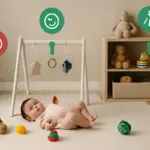 Come organizzare lo spazio giochi in casa per un neonato? Tre piccoli cambiamenti creano un ambiente più sicuro