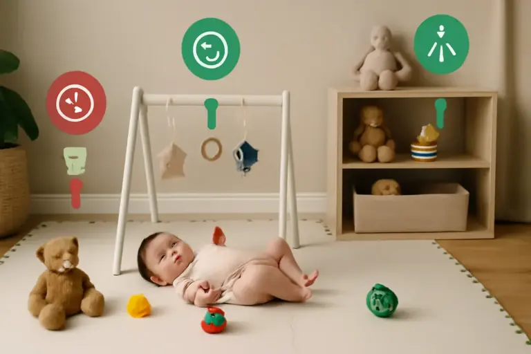 Come organizzare lo spazio giochi in casa per un neonato? Tre piccoli cambiamenti creano un ambiente più sicuro