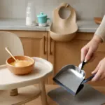 Come organizzare la zona pappa in cucina? Un trucco che velocizza le pulizie dopo ogni pasto