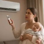 Neonato e aria condizionata: quali precauzioni prendere per evitare sbalzi di temperatura dannosi