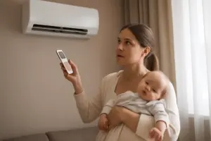 Neonato e aria condizionata: quali precauzioni prendere per evitare sbalzi di temperatura dannosi