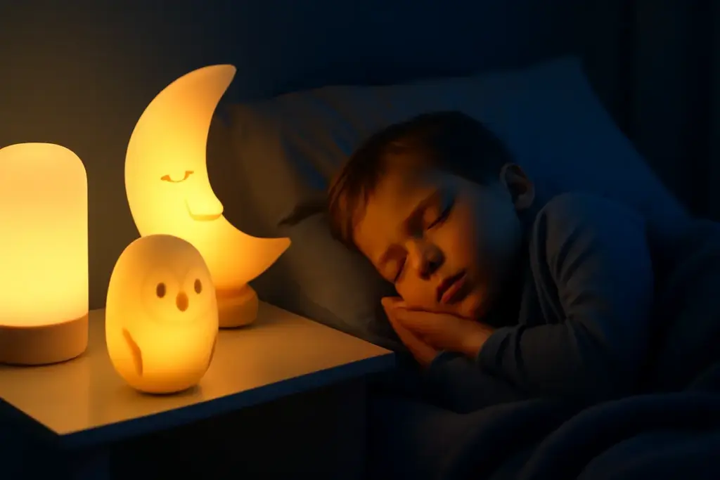 Lampade notturne per bambini: quali modelli limitano l’esposizione a luci blu e favoriscono il sonno?