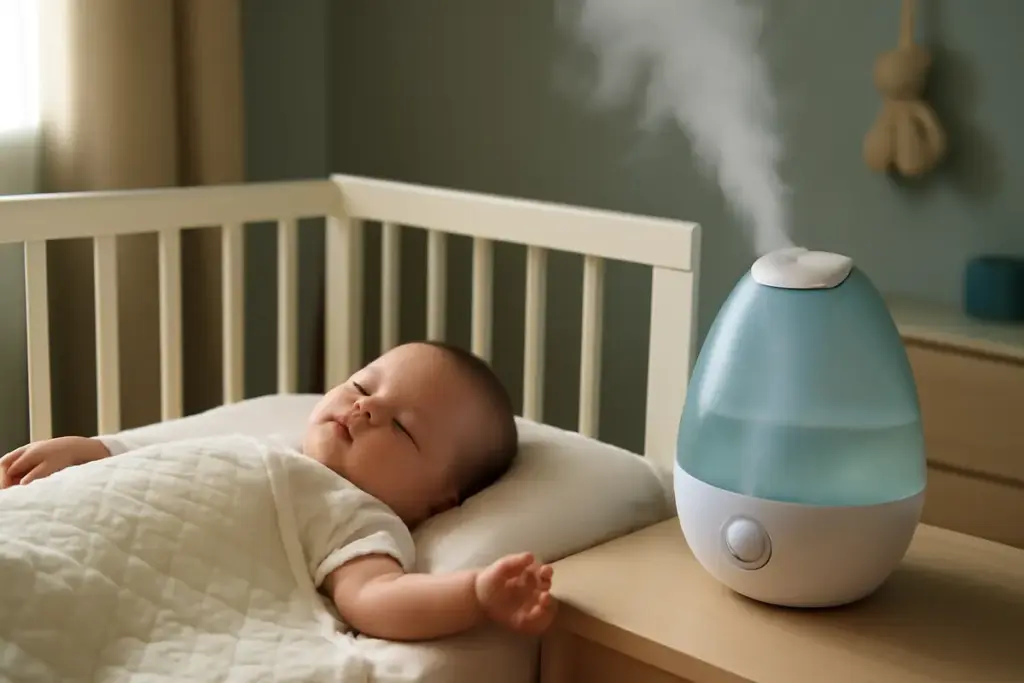Perché umidificare la stanza del neonato? Il beneficio silenzioso che aiuta sonno e respirazione